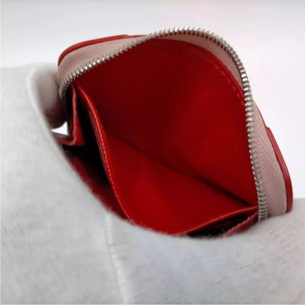 Louis Vuitton Epi Blooming Corners Zippy Coin Purse Rose Ballerine Coquelicot